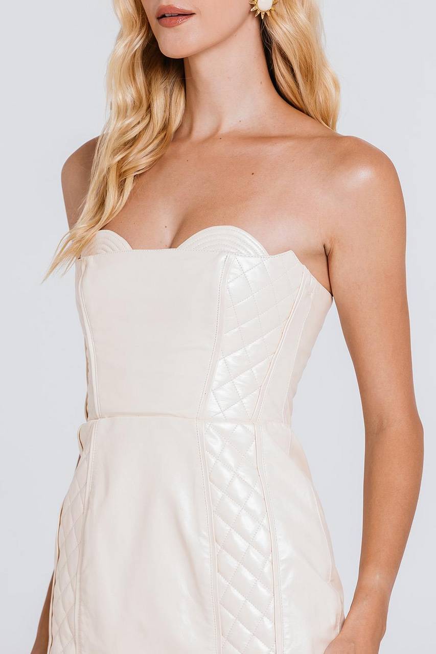 Vestido Lara - Areia