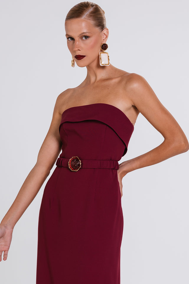 Vestido Ema - Cabernet