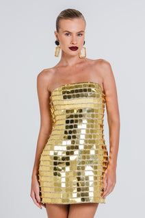 Vestido Alex - Gold