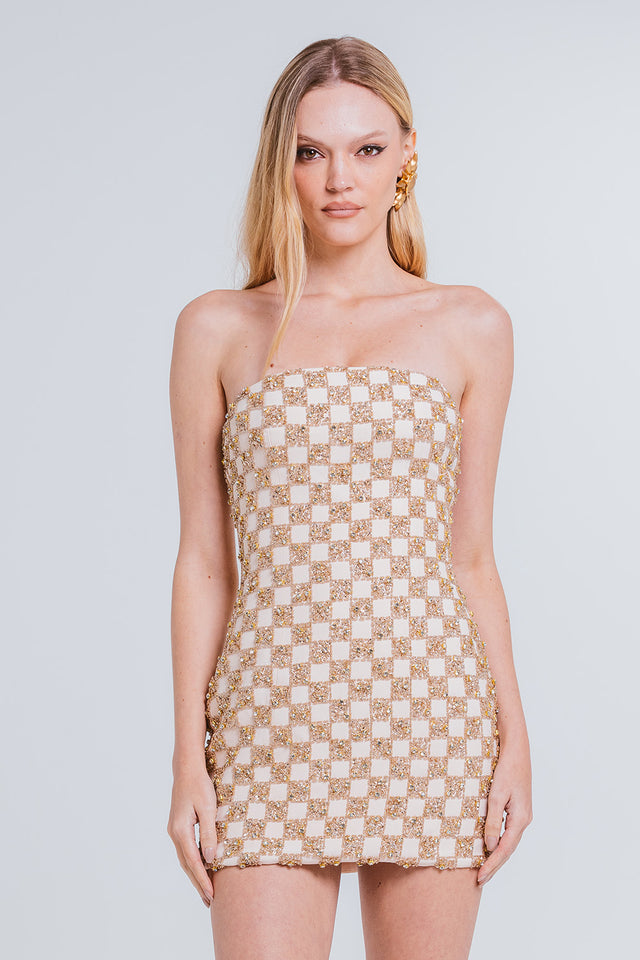 Vestido Ursula - Areia