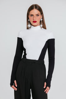 Blusa Iria - Preto/off