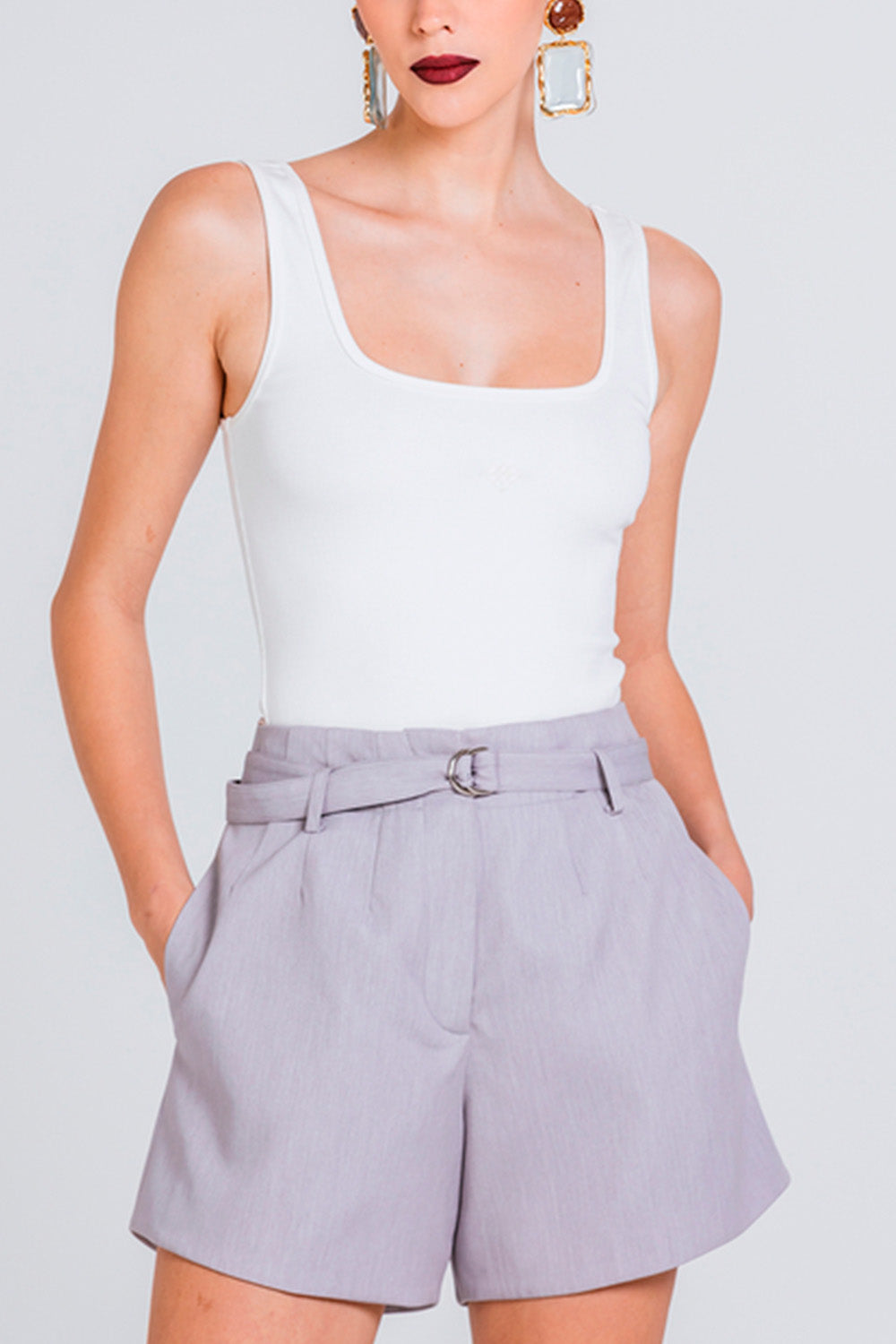 Short Tana - Cinza
