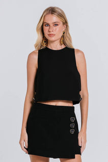 Short Saia Circe - Preto