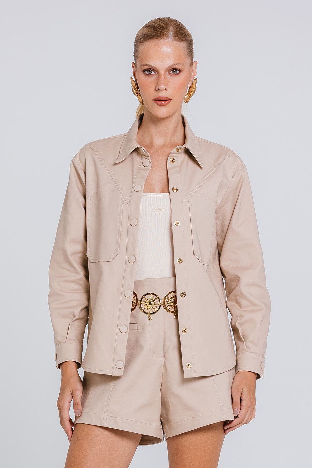 Camisa Talia - Areia