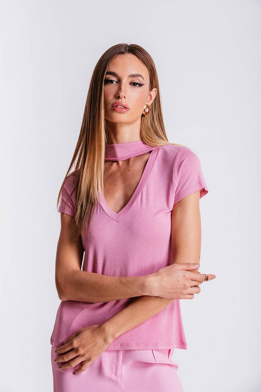 T-shirt Ana - Quartzo