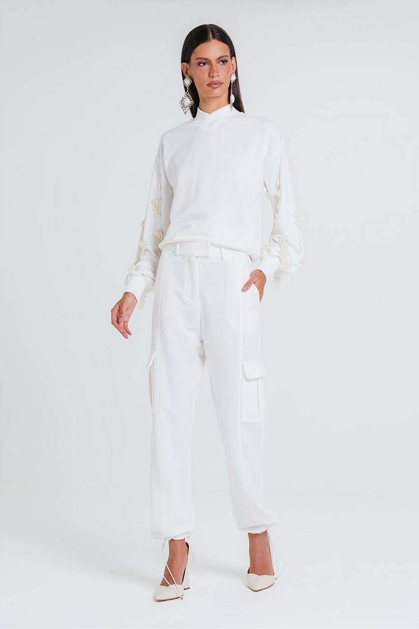 Moletom Nikita - Off White