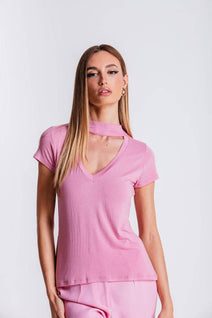 T-shirt Ana - Quartzo