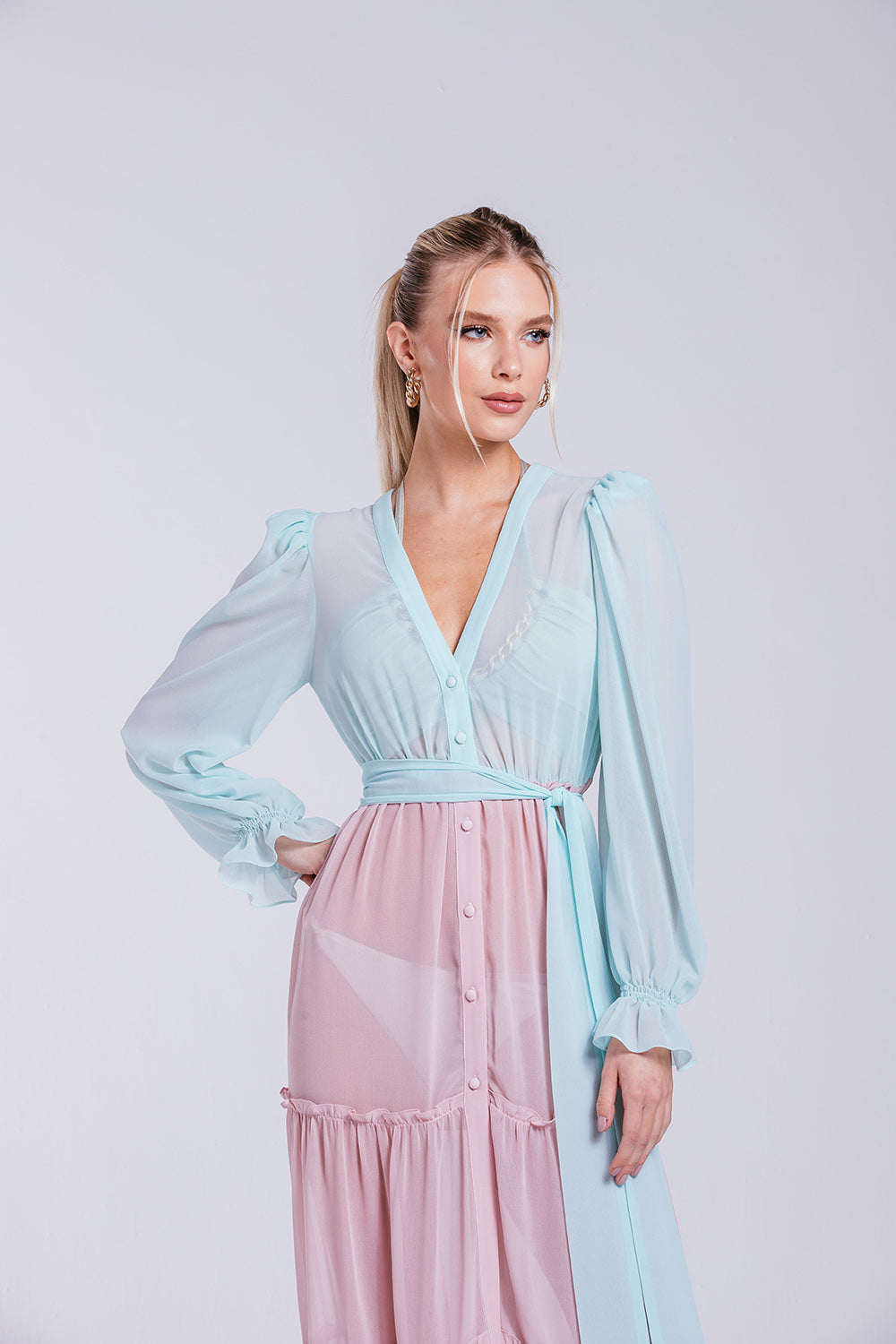 Vestido Nini - Bicolor
