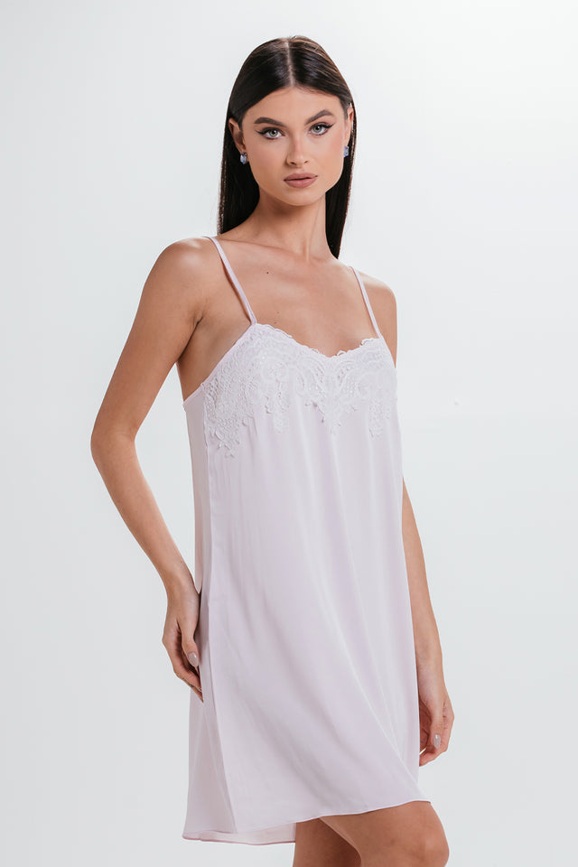 Conjunto Nat - Rosa/branco