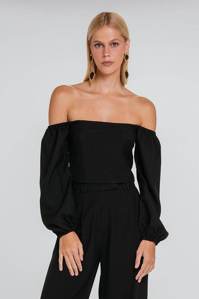 Top Mima - Preto