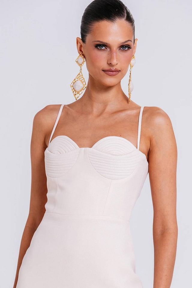 Vestido Iohara - Areia