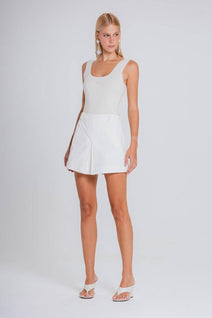 Short Saia Teca - Off White