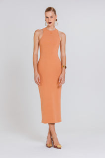 Vestido Angelina - Terracota