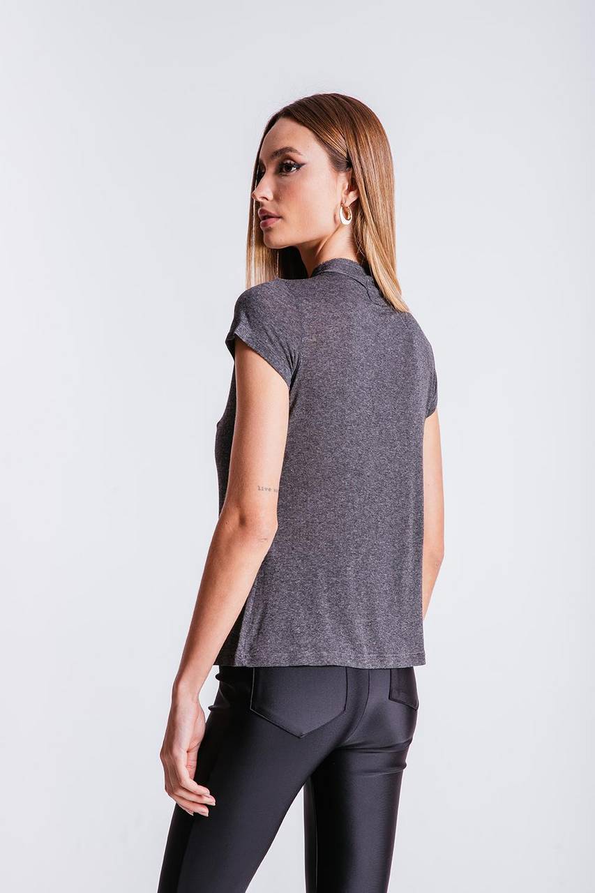 T-shirt Ana - Chumbo