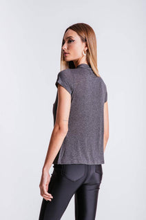 T-shirt Ana - Chumbo
