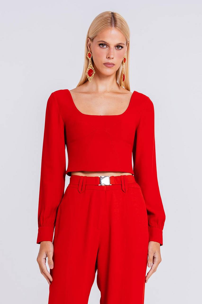 Blusa Beatrice - Rouge
