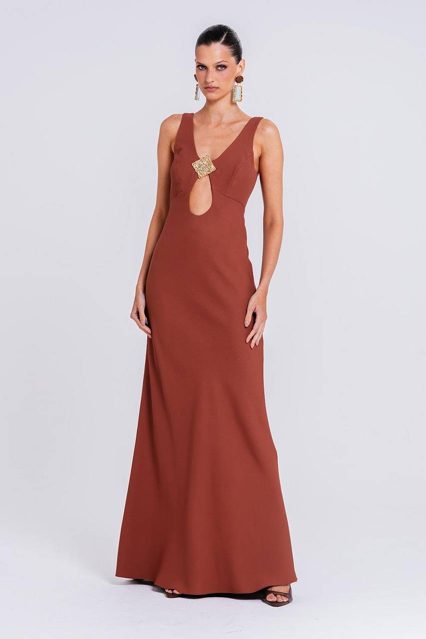 Vestido Sonar - Chocolate