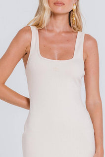 Vestido Evangeline - Areia