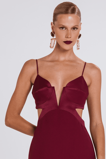Vestido Meire - Cabernet