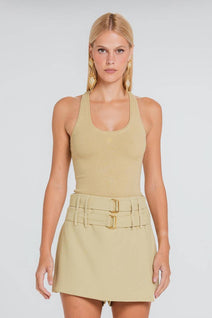 Short Saia Cali - Sepia
