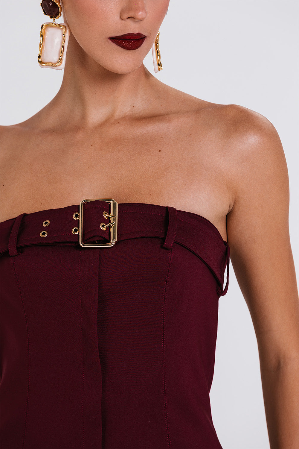 Vestido San - Cabernet
