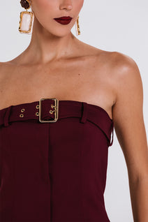Vestido San - Cabernet