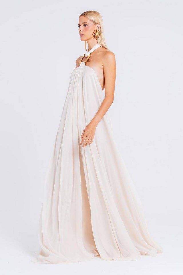 Vestido Solar - Areia