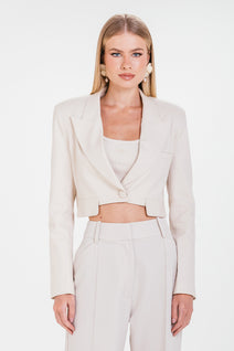 Blazer Pati - Areia