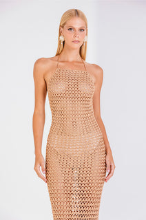 Vestido Mendes - Gold