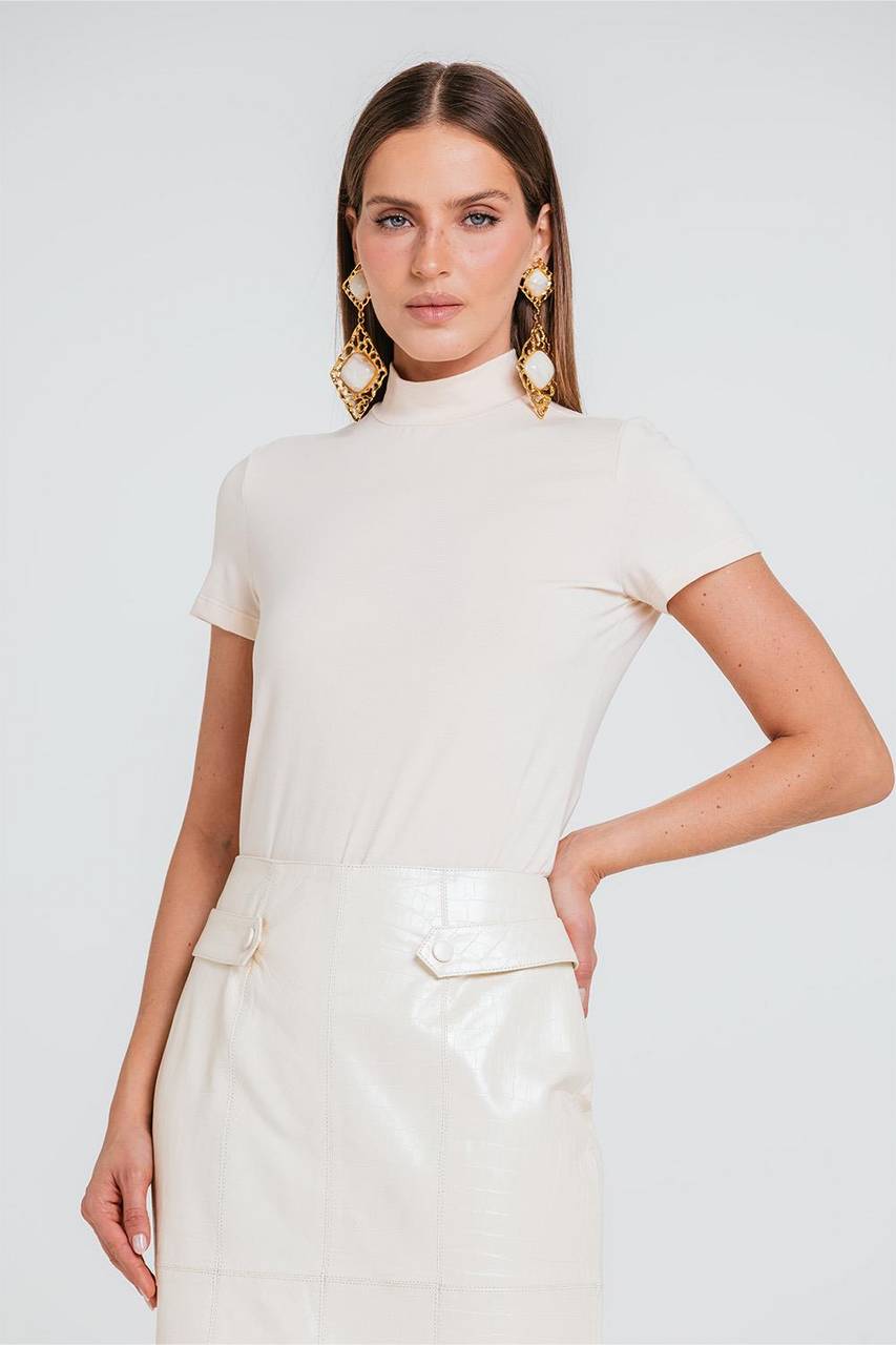 Blusa Vic - Marfim