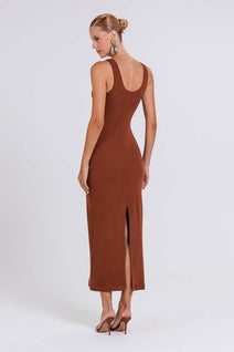 Vestido Canes - Chocolate