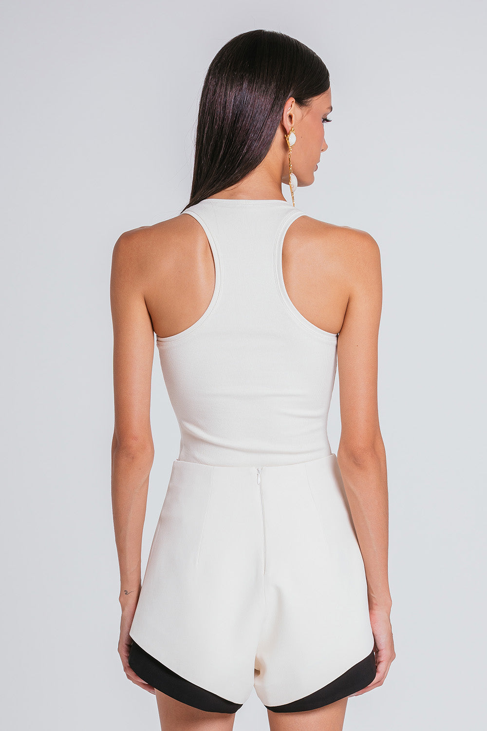 Short Amara - Marfim/preto