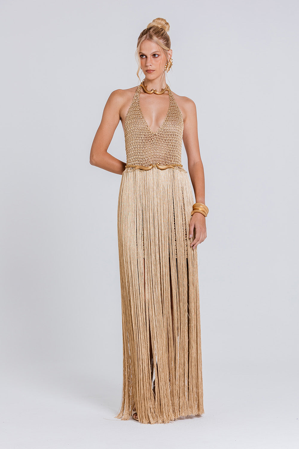 Vestido Selma - Gold