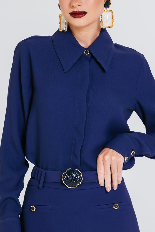 Camisa Cecilia - Midnight