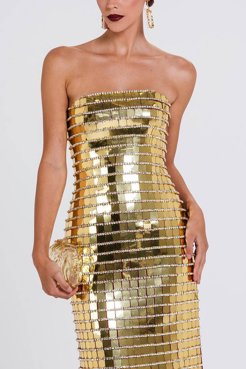 Vestido Sensy - Gold
