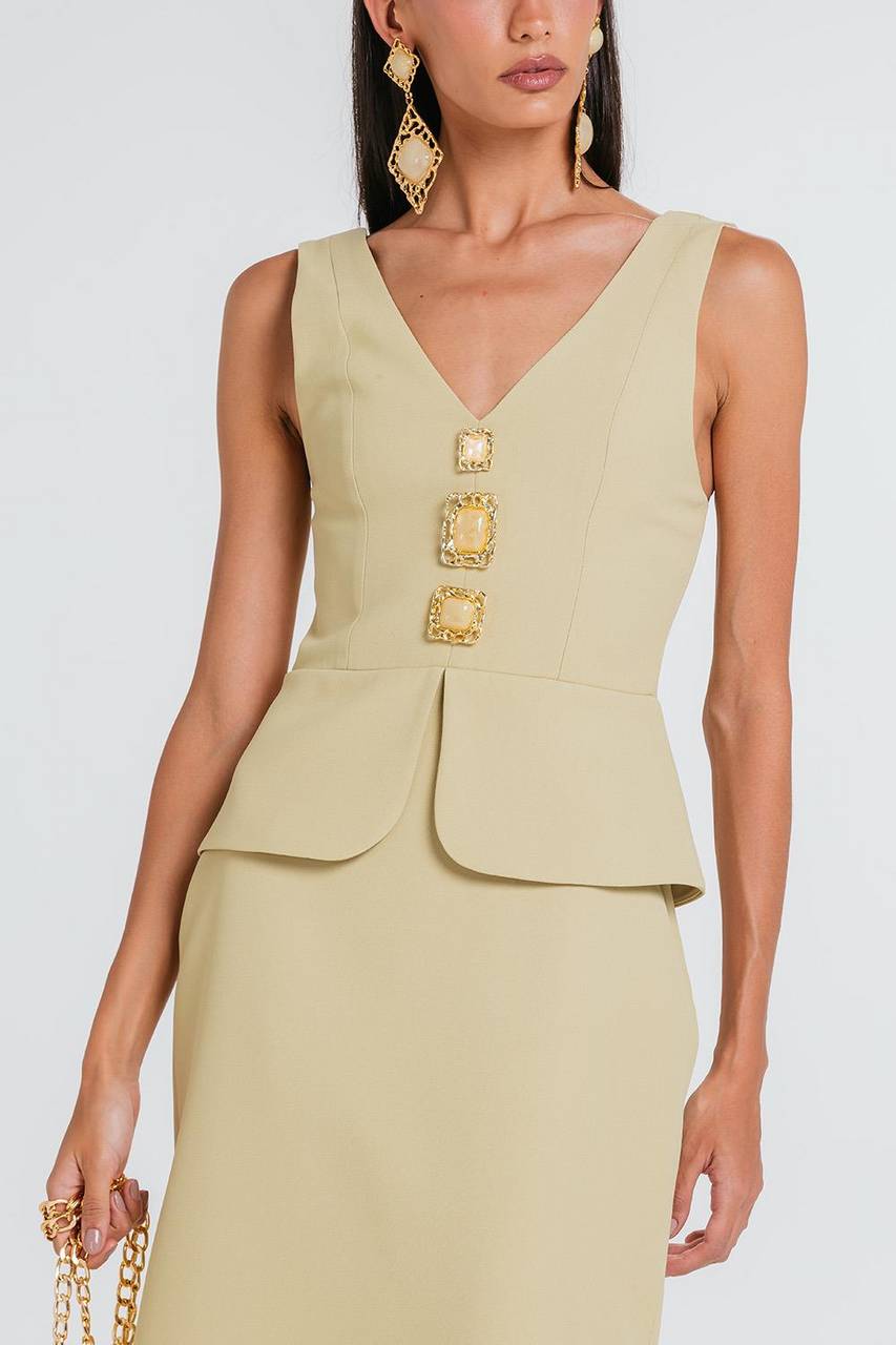 Vestido Cindy - Sepia