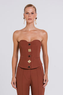 Top Marcia - Chocolate