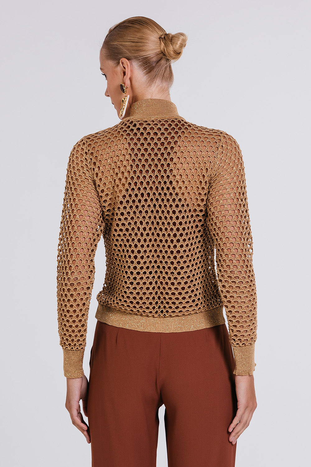 Blusa Pepita - Terracota
