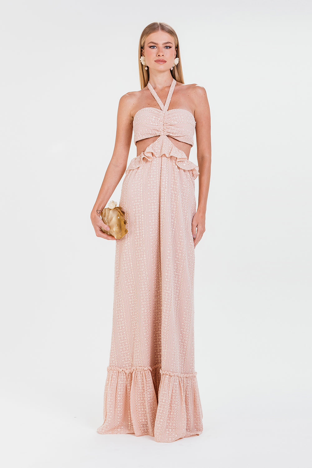 Vestido Ione - Peach