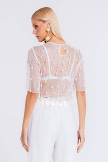Blusa Lali - Off White
