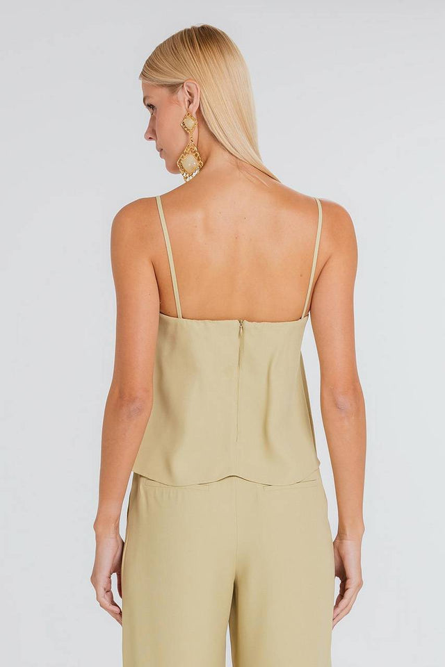 Top Estela - Sepia