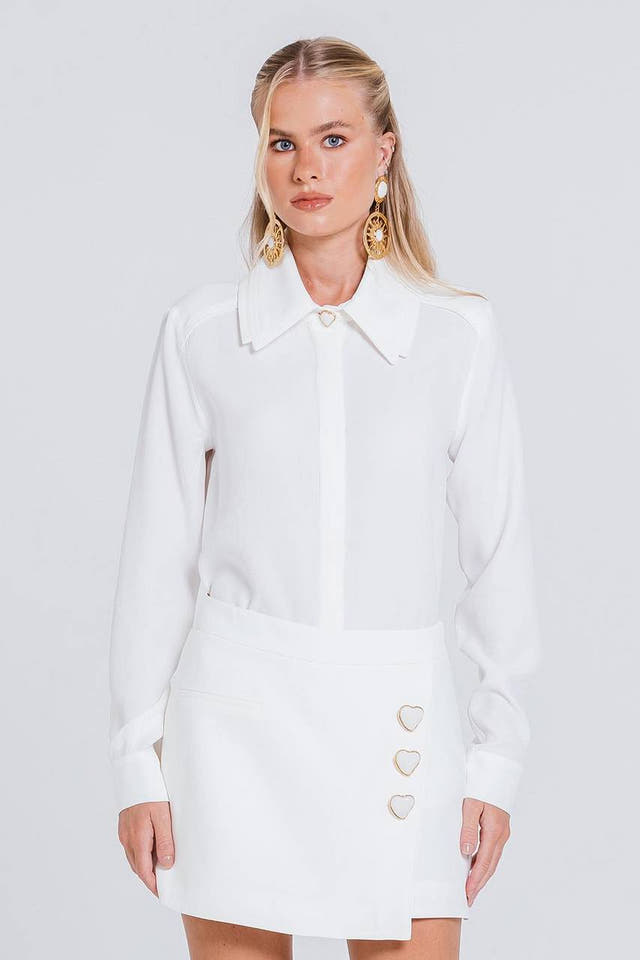 Short Saia Circe - Off White