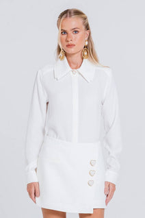 Short Saia Circe - Off White