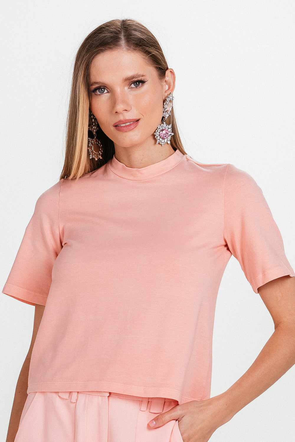 T-shirt Giu - Peach