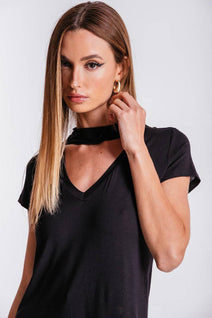 T-shirt Ana - Preto