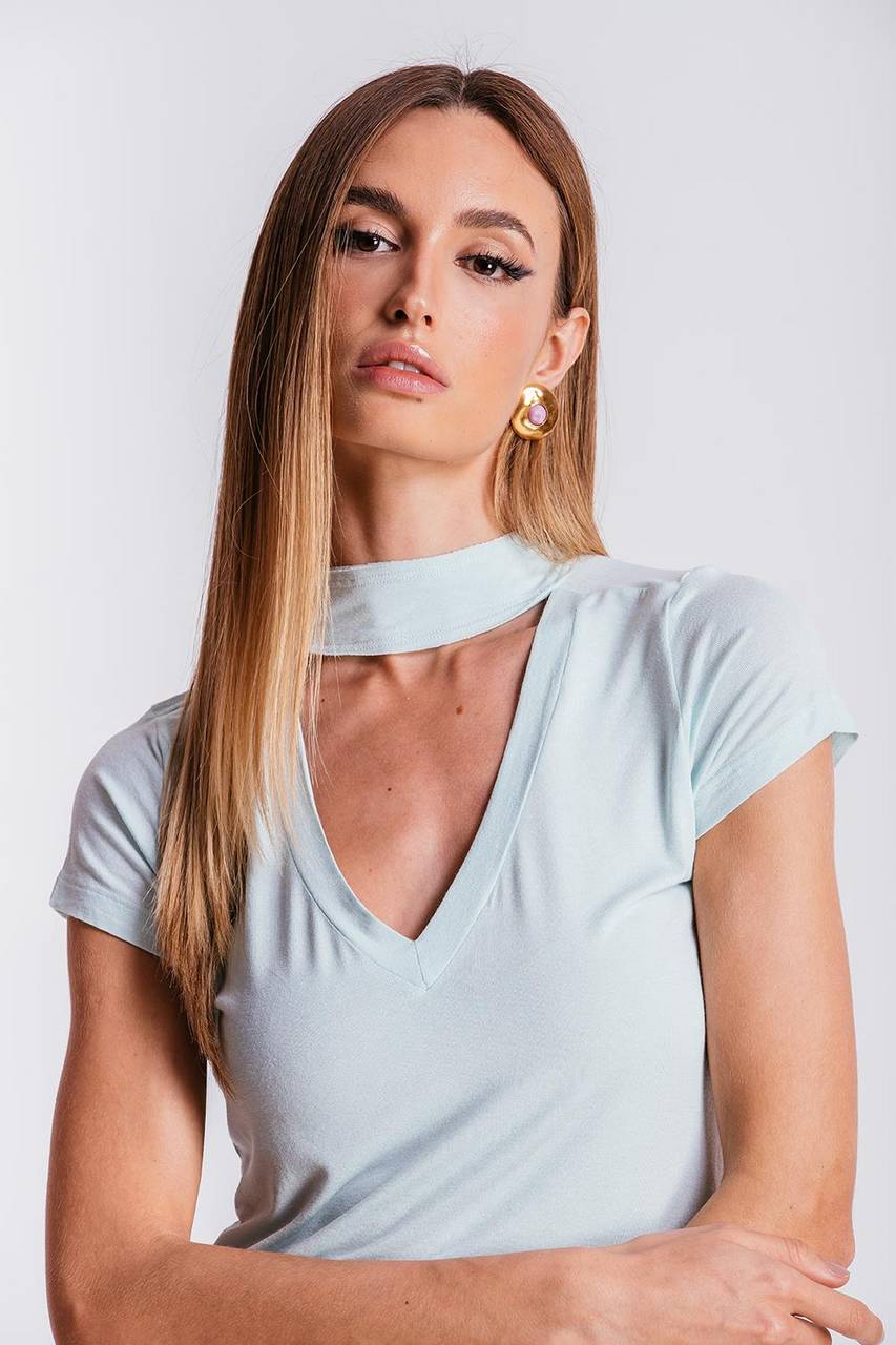 T-shirt Ana - Acqua