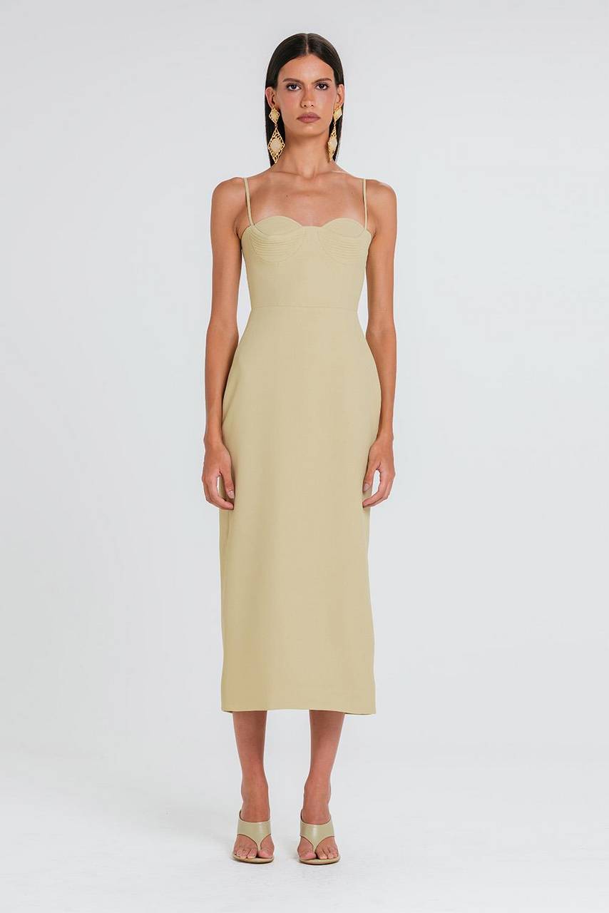 Vestido Iohara - Sepia