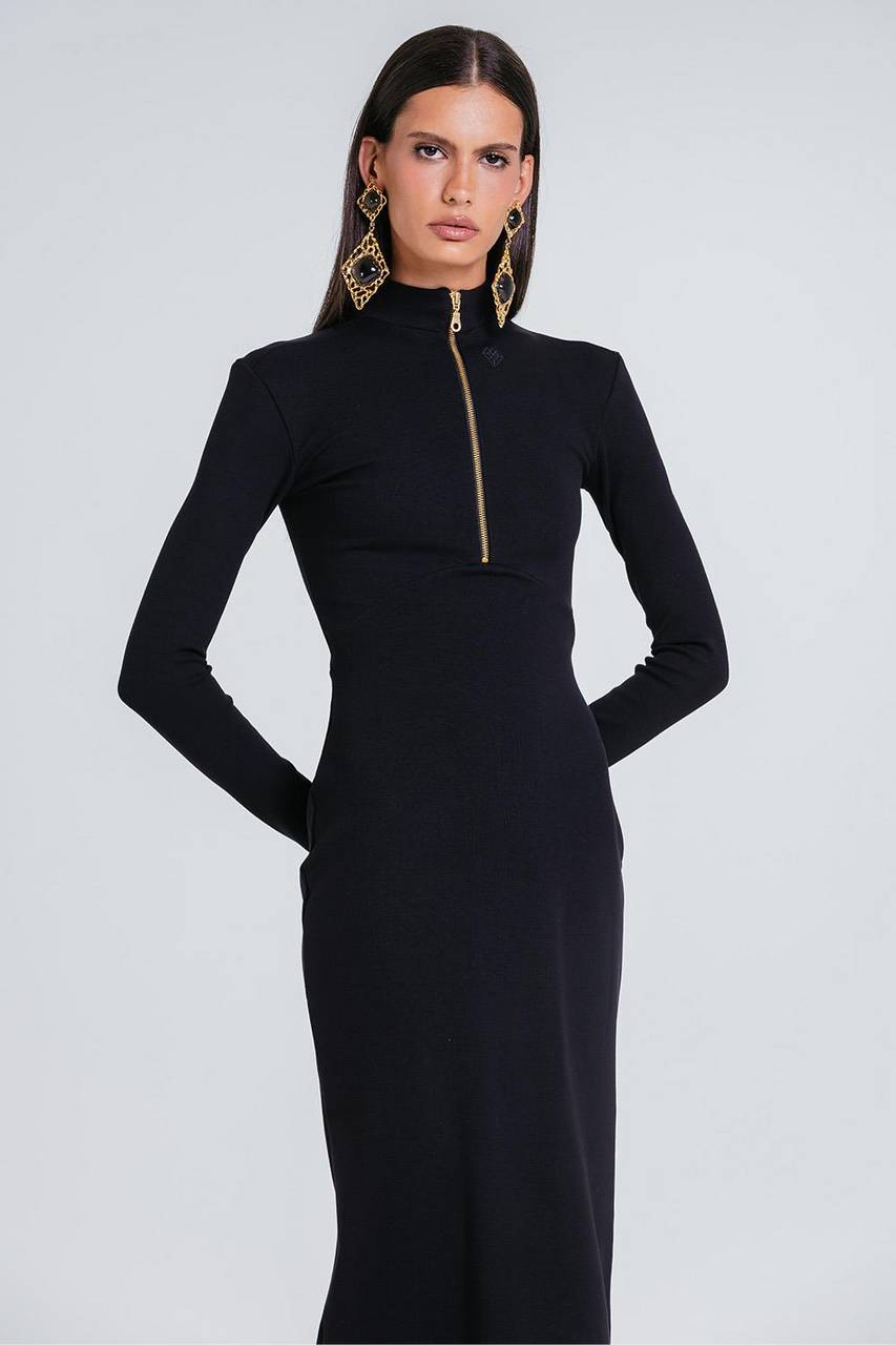 Vestido Brigite - Preto