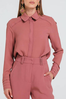 Camisa Delfina - Malva