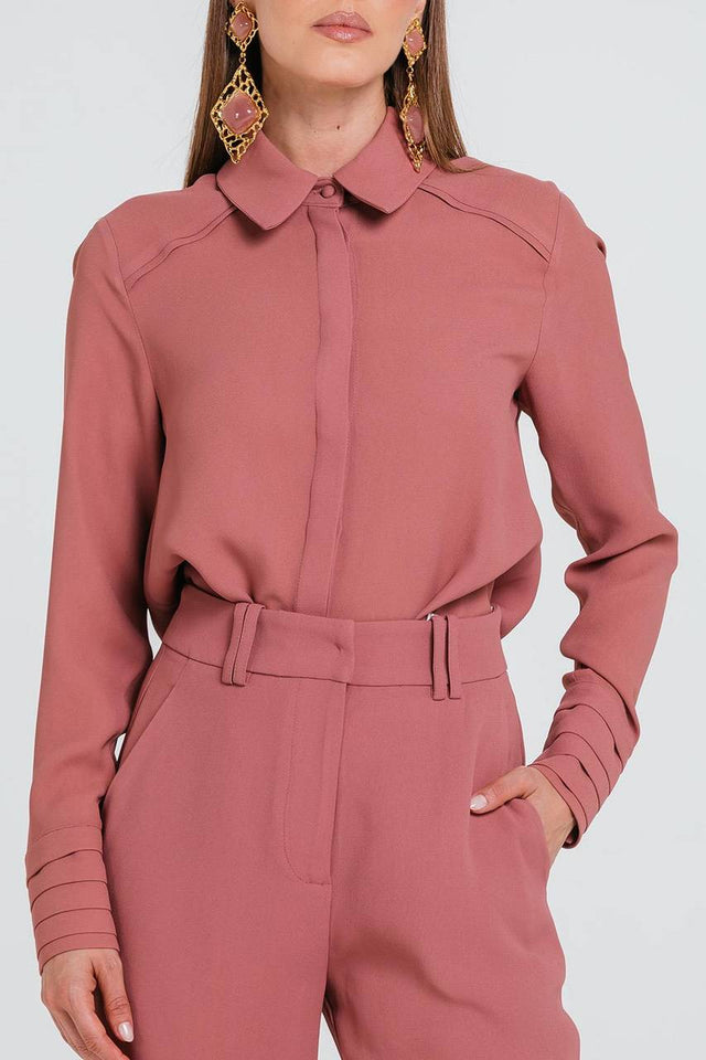 Camisa Delfina - Malva